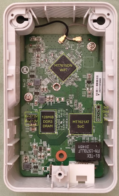 DAP-1620 rev B PCB front