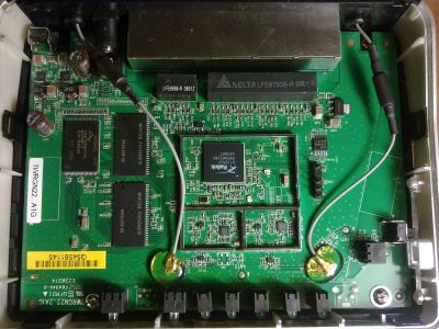 D-Link DIR-615d3 pcb top view