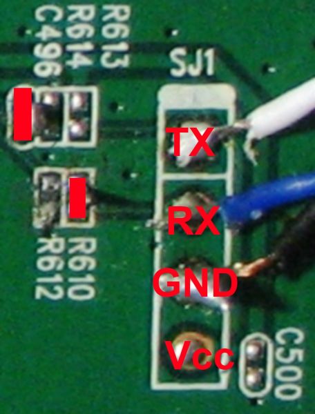 WR743ND Serial Connector Pinout