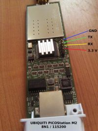 Picostation M2 serial header Picostation M2 serial header